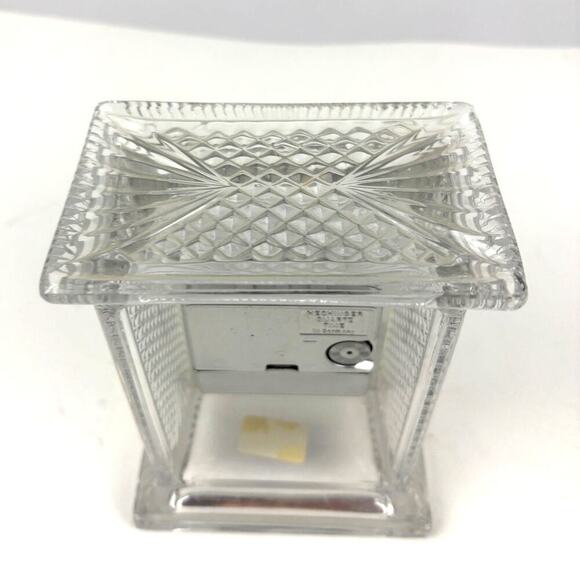 VTG Godinger Clock Hechinger Full Lead Crystal Quartz West Germany 1980s - Picture 13 of 16